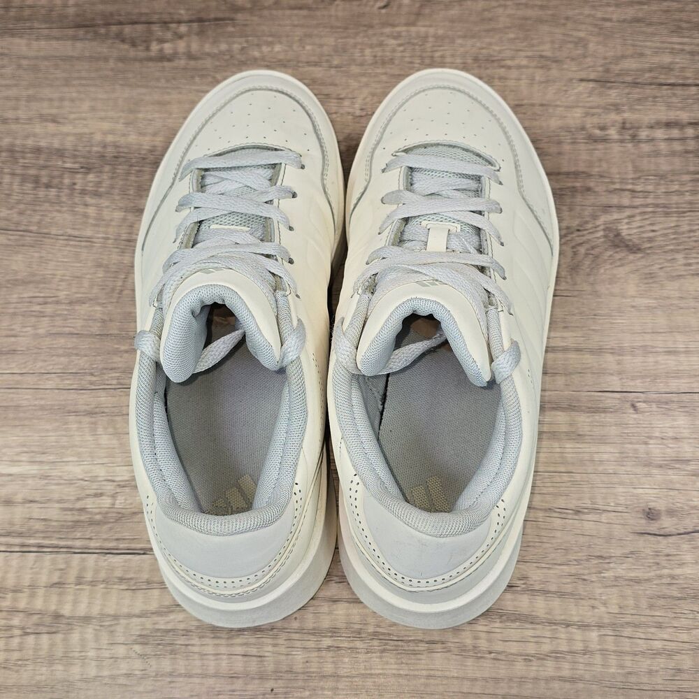 Adidas Mullaly Low Men's Size 7.5 Cream White Cloud White Alumina Shoes (JI0828) - Picture 5 of 9